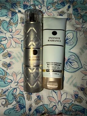 Infinite Radiance Fragrance Mist & Body Cream  Bath & Bodyworks NWT